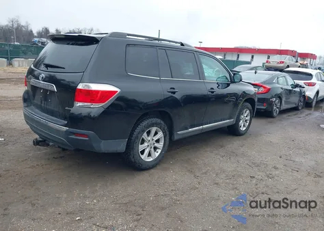 2013 Toyota Highlander Se V6 from USA, damaged, VIN 5TDBK3EH6DS261543